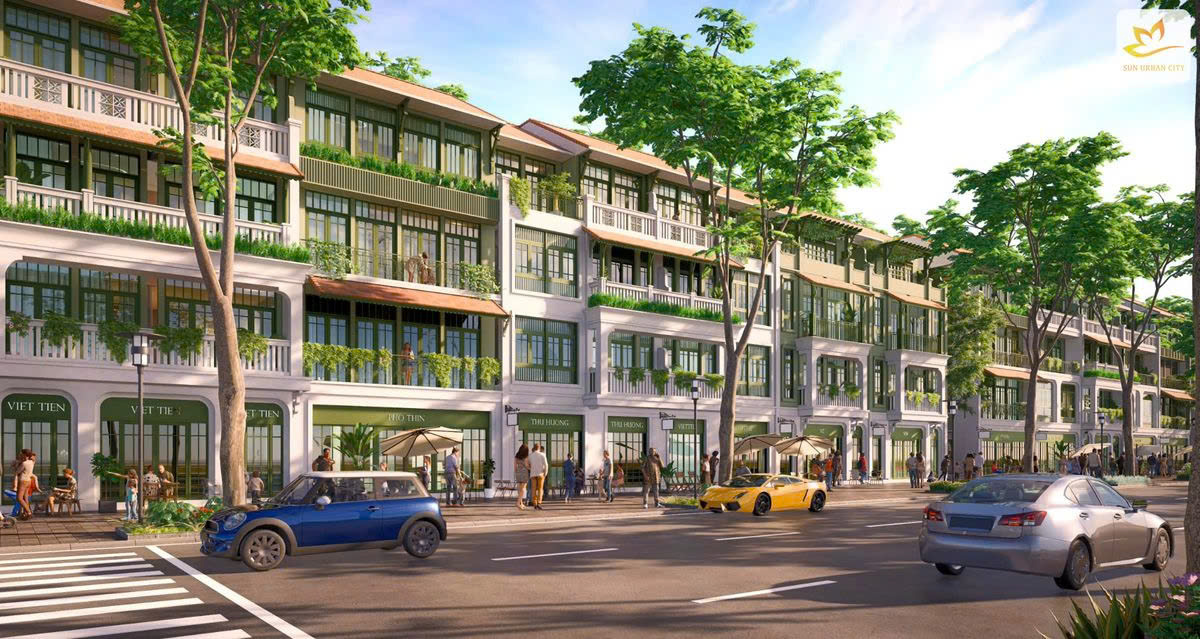 Phối cảnh liền kề Kim Tiền